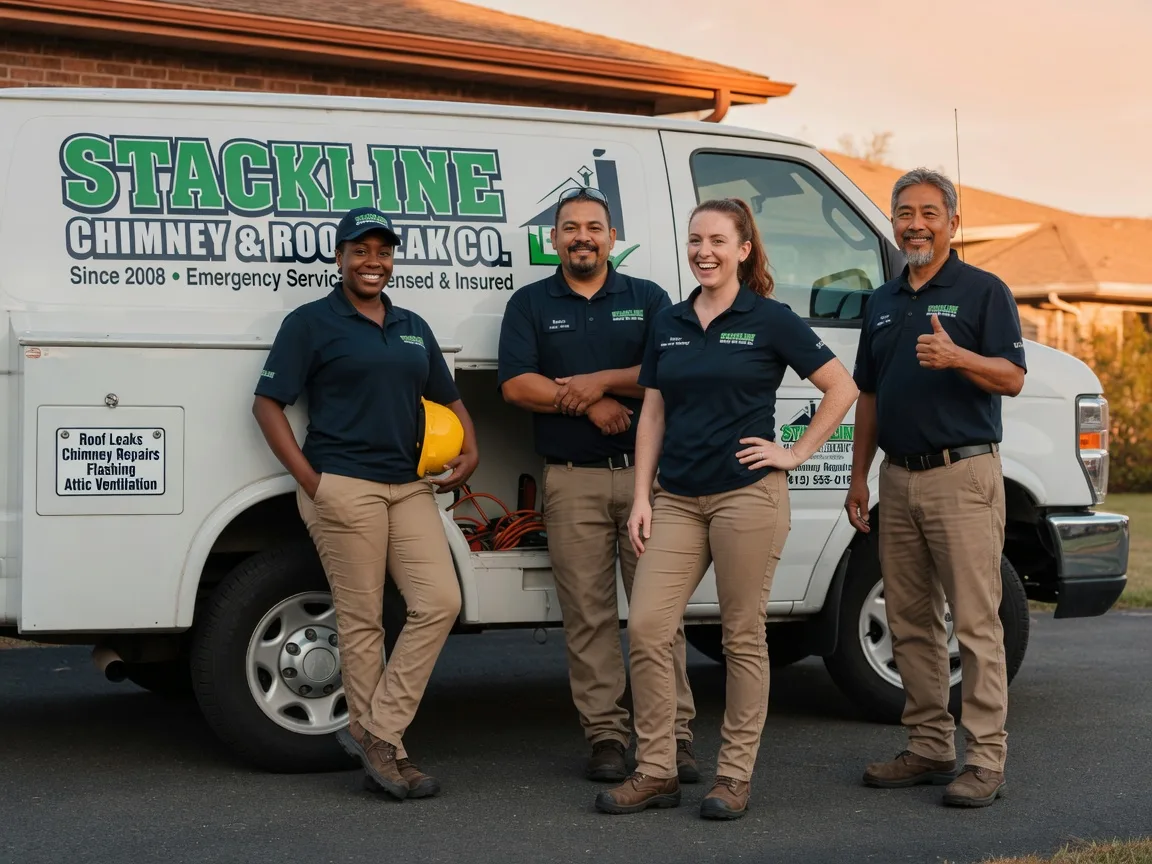 Chimney flashing repair company in Powhatan, LA